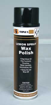 LEMON SPRAY WAX POLISH  20oz