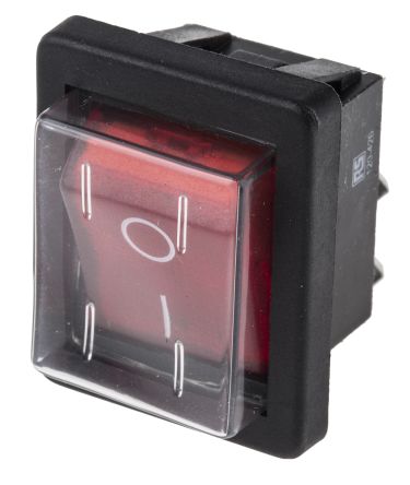 Rocker Switch Heater Lighted 