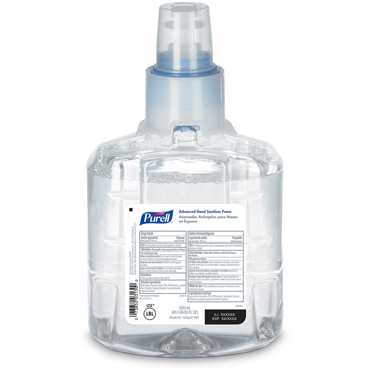 GOJO PURELL LTX-12 1905-02 
2/1200ML PER CASE