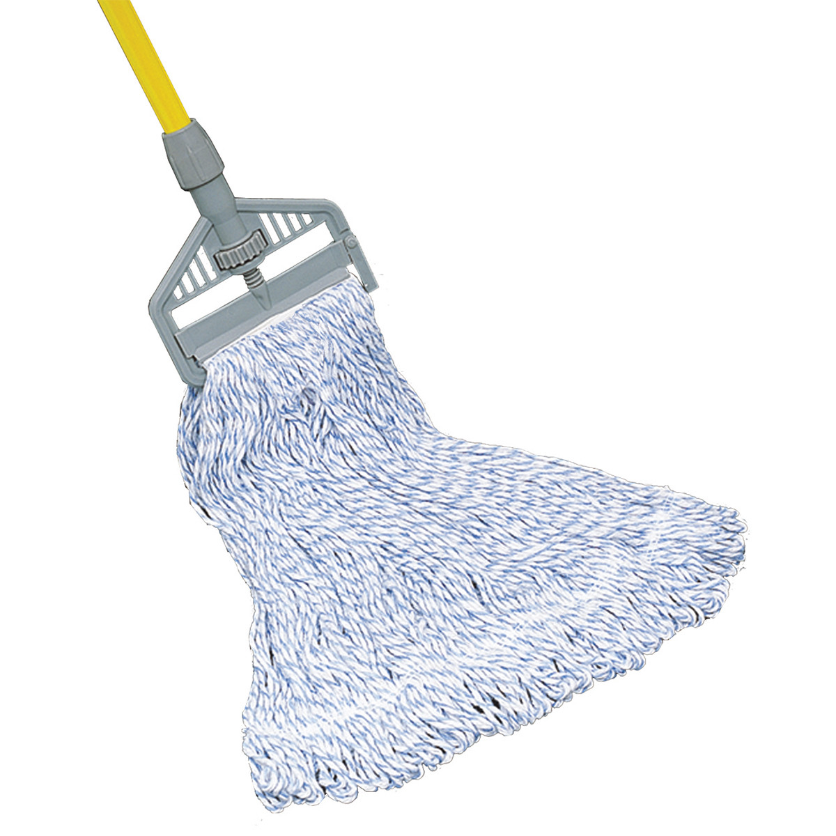 Mop WAXER BLUE/WHITE MED 37826