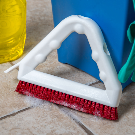 Tile &amp; Grout Brush Triangle White