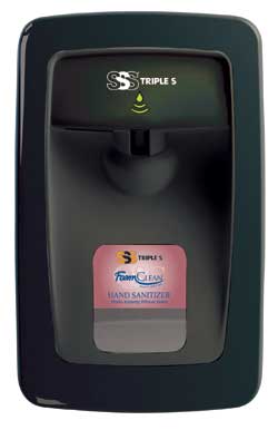 Black FoamClean TouchFree  Dispenser, black 44665