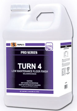 TURN 4 Floor Wax 18.5%  2.5gal