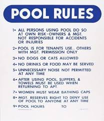 SIGN  Commercial Pool Rules