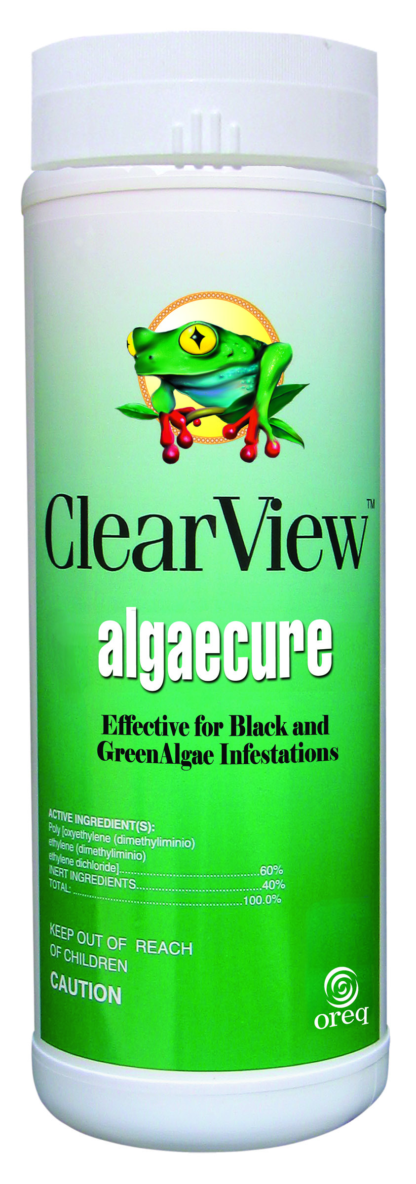 AlgaeCure  ClearView Frog   2# 99% Trichloro - Black Algae