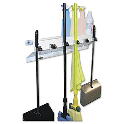 Mop &amp; Broom Handle Holder 6 HD Commercial The Clincher