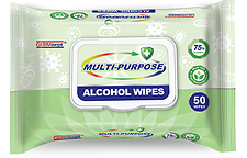 Germicept WIPE 75% Alcohol 50/  Disinfectant Multi Wipes