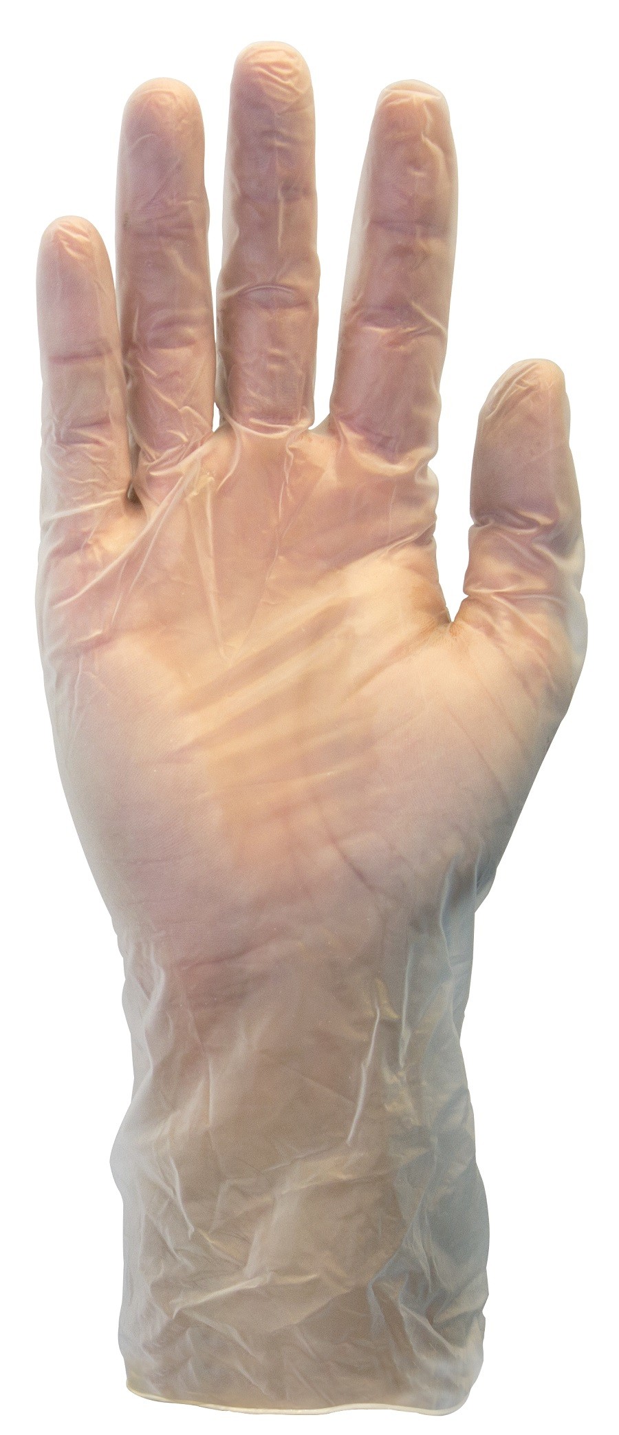 Exam Glove 12&quot; Vinyl Clear PF XL Pool Guy Glove