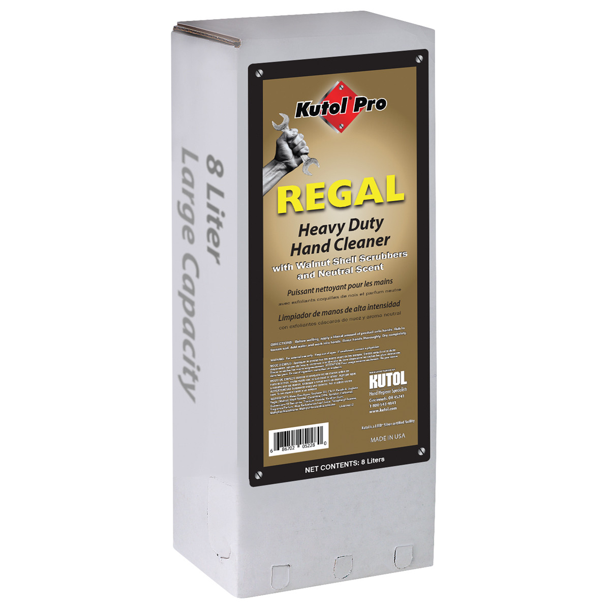 KUT Regal Extra Mild HD Hand Cleaner, 2/8 Ltr