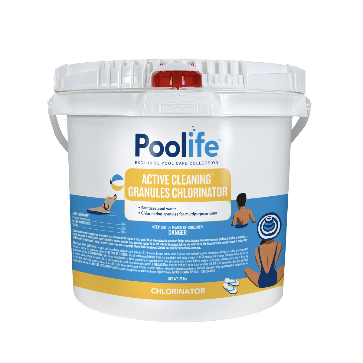 Shock PooLife 68% 100# Drum Premium Calcium Hypochlorite