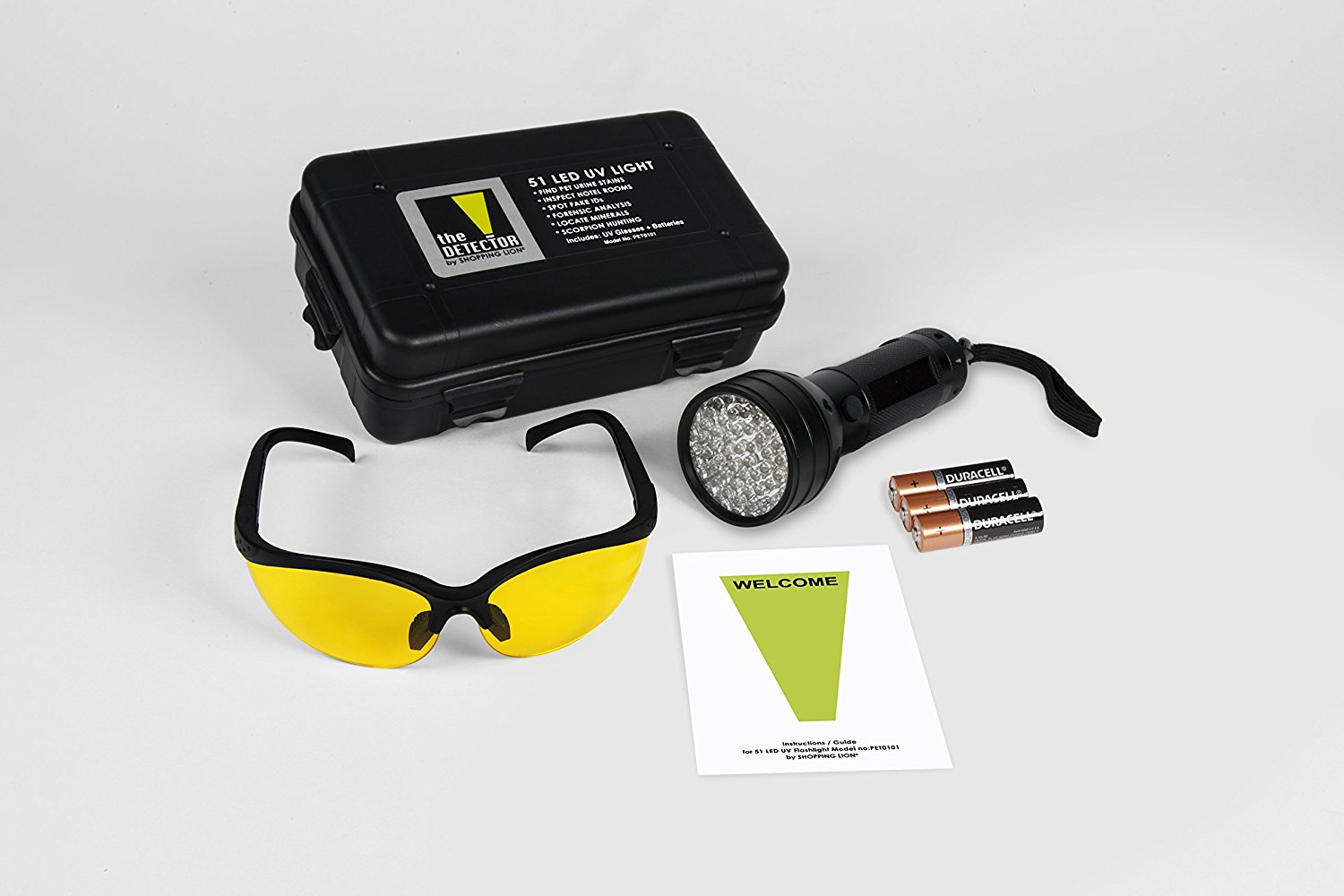 Black Light &amp; UV Glasses Urine Kit