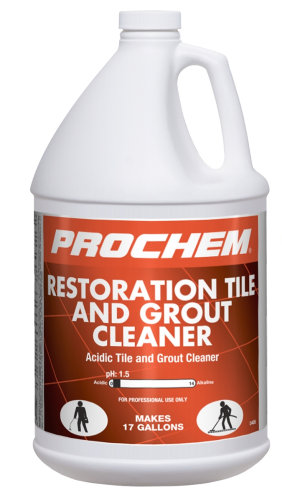 Prochem Restoration Tile &amp; Grout Cleaner Acid PH 0.5-1.5